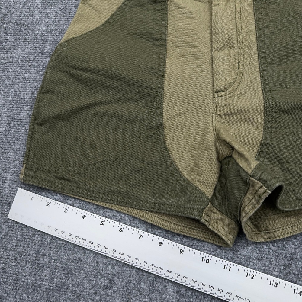Patagonia Regenerative Organic Cotton Stand Up Shorts 3.5" Womens 2 Sage Khaki - Picture 7 of 8